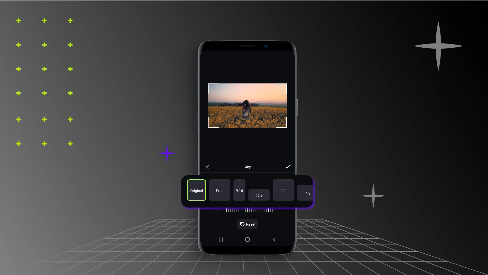 ShotCut free video editor android video editing app crop video aspect ratio