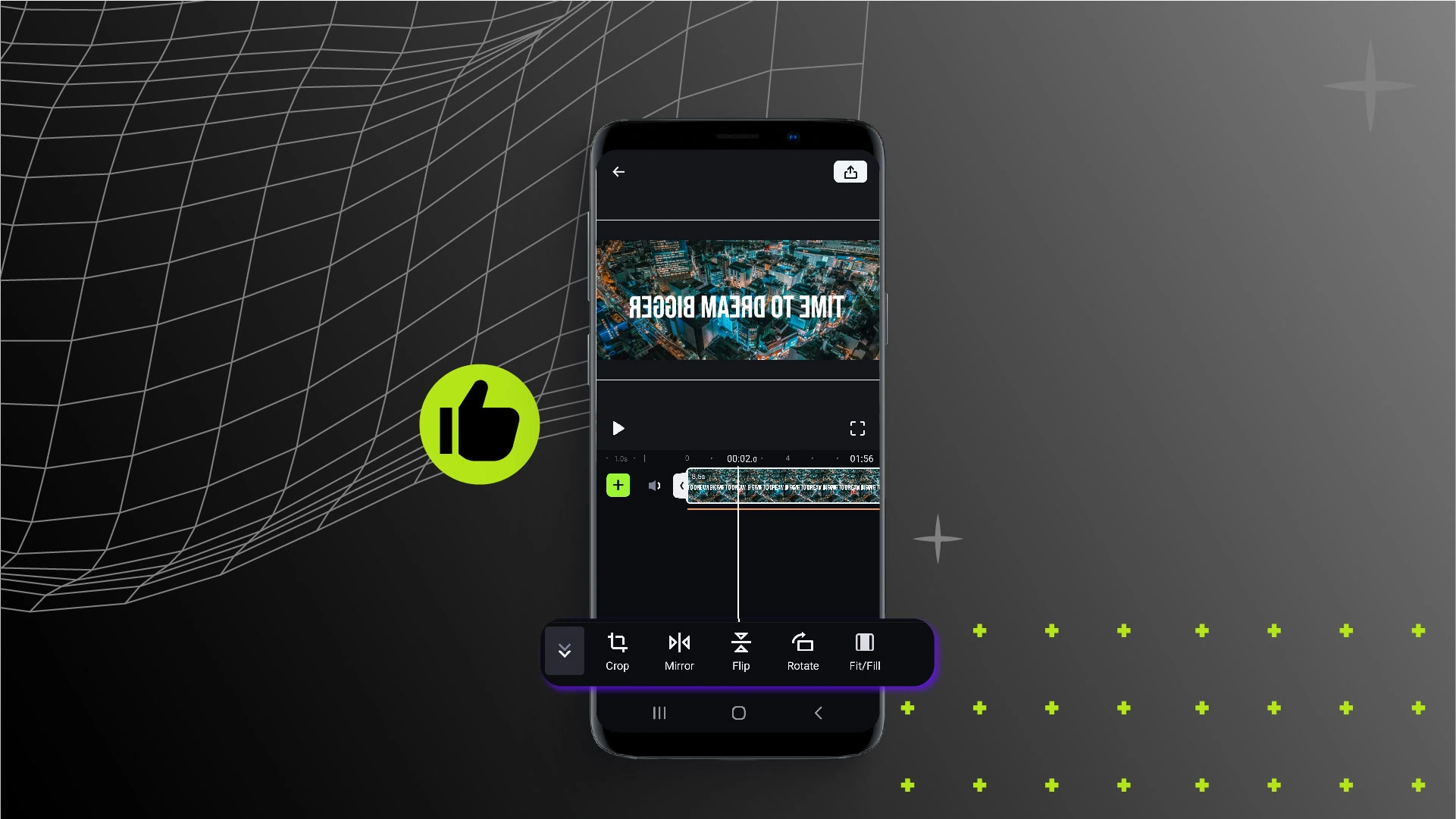 ShotCut free video editor android video editing app mirror video edit