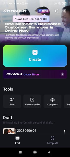 Preserve your friends forever moments using ShotCut free video editing app now
